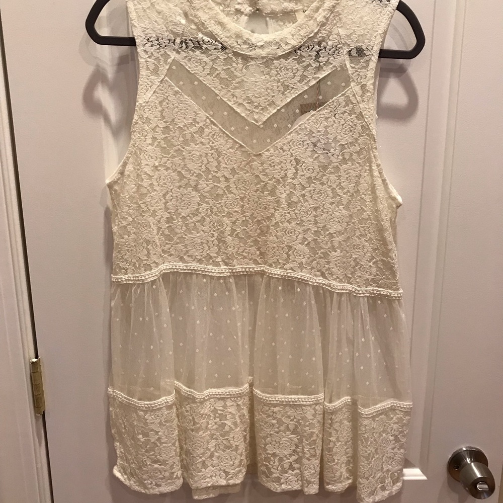 Lace tank